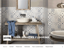 Tablet Screenshot of fourseasonsflooringinc.com